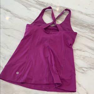 Fuchsia athletic/yoga top
